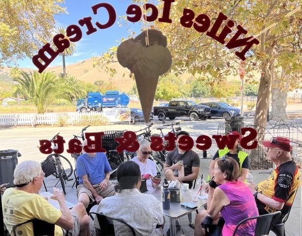 Senior Spokes gathered for ice cream and snacks